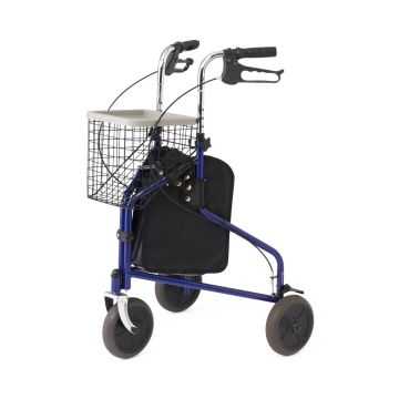 Medline 3-Wheeled Steel Rollator