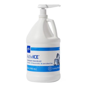 ActivICE Topical Pain Reliever Gel, 1-Gallon Pump Bottle, One