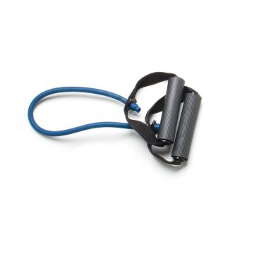 CanDo Blue Exercise Tubing with Handles 18in Heavy 1Ct