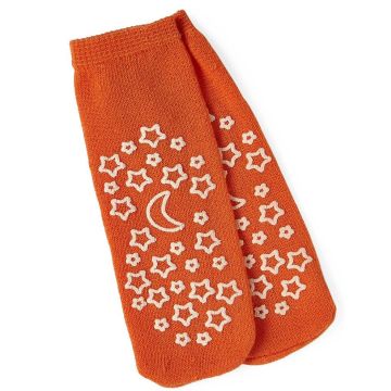 Medline Double-Tread Glow-in-the-Dark Terrycloth Slippers Orange Child 1Pr