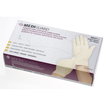 MediGuard Synthetic Exam Gloves, Size L
