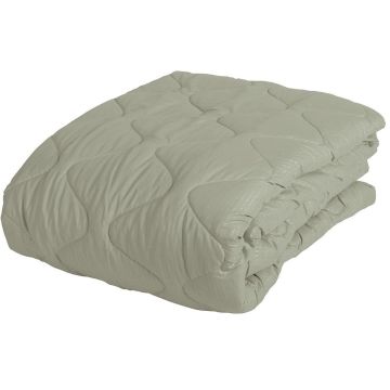 Medline Suede Touch Collection Capped Quilt 81x110in Sage
