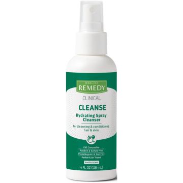 Medline Remedy Clinical No-Rinse Foam Cleanser Unscented 4oz
