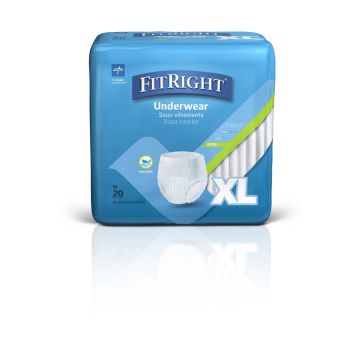 FitRight Extra Disposable Underwear Moderate XL 20Ct