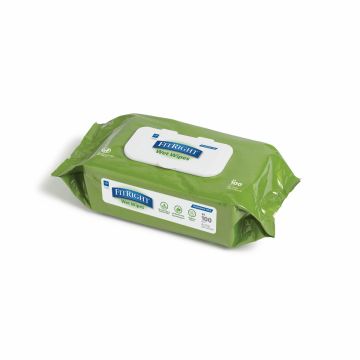 Medline FitRight Aloe Personal Cleansing Wet Wipes, 8in x 12in, Fragrance-Free, One Pack (100 Wipes)