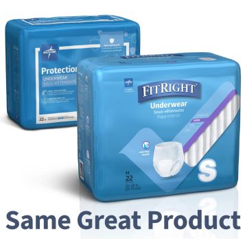 Medline Protection Plus Disposable Underwear Plus S 88Ct