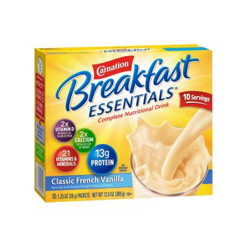 Carnation Breakfast Essentials Nutritional Drink Mix French Vanilla