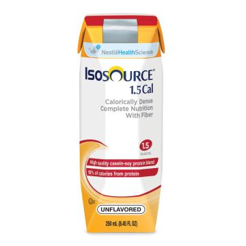 Isosource 1.5 Cal Nutrition Supplement, Unflavored, 8 oz. Tetra, One Pack