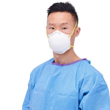 Medline N95 Flat-Fold Respirator Face Mask 210Ct