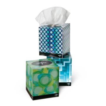 Medline Premium Facial Tissues, 85 Sheets/Box, One