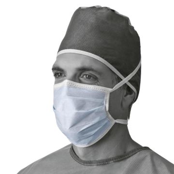 Medline ASTM Level 1 Face Mask with Horizontal Ties 300Ct