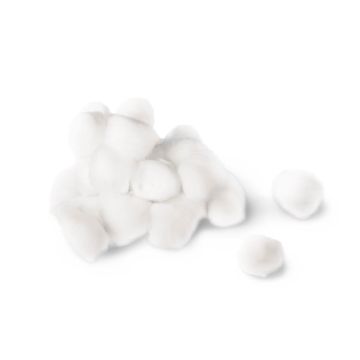 Medline Nonsterile Cotton Balls, 1 Inch, 200 per Bag, One Bag
