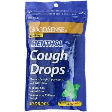 GoodSense Cough Drops Menthol 30Ct