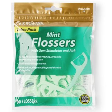 GoodSense Mint Dental Flossers 90 Count