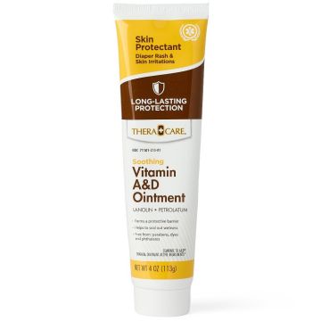 TheraCare Vitamin A & D Skin Protectant Ointment 4oz 1Ct