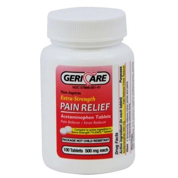 GeriCare Acetaminophen Extra Strength 500mg
