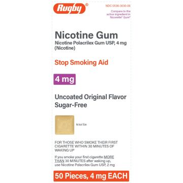 Nicotine Gum 4mg 50Ct