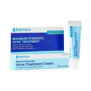 Sheffield Salicylic Acid 2% Acne Cream, 1 oz. Tube, One