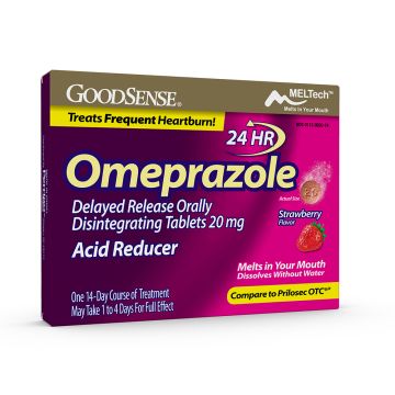 GoodSense Omeprazole Delayed-Release Tablets Strawberry 20mg 14Ct