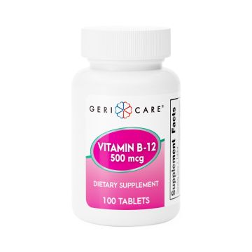 Geri-Care Vitamin B12 Tablet 500mcg 100Ct