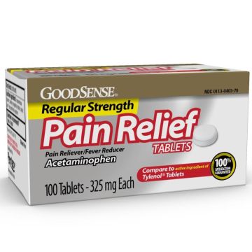 Good Sense Regular Strength Pain Relief 325mg 100Ct