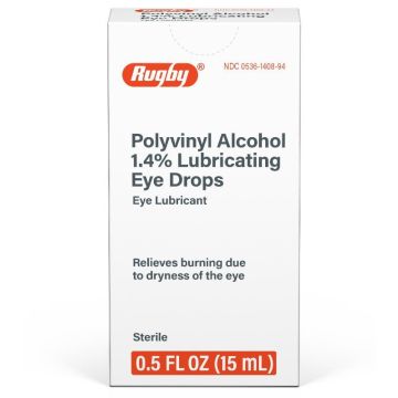 Rugby Polyvinyl Alcohol 1.4% Lubricating Eye Drops 0.5oz 1Ct