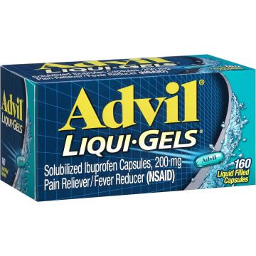 Advil Liqui-Gels Ibuprofen Softgels 200 mg 160Ct