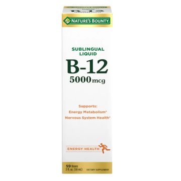 Vitamin B-12 Liquid 5000mcg 2oz 1Ct