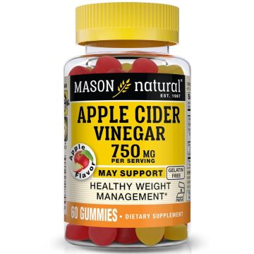 Mason Natural Cider Vinegar Gummies 750mg 60Ct