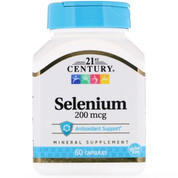 Selenium Capsules, 200 mcg, 60/Bottle, One Bottle