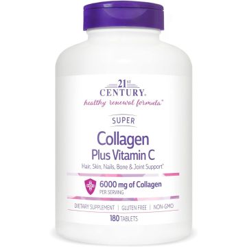 21st Century Super Collagen Plus Vitamin C Tablet 180Ct
