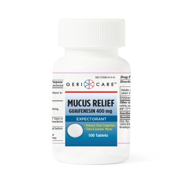 Guaifenesin Mucus Relief Tablet 400mg 100Ct
