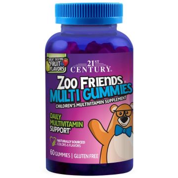 21st Century Zoo Friends Multi-Vitamin Gummies 60Ct