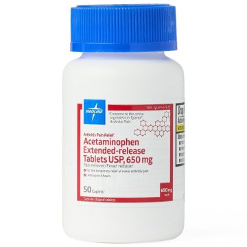Acetaminophen Extended Release Caplet 650mg 50Ct