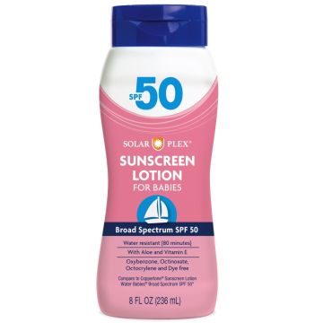 Solar Plex Baby Sunscreen Lotion SPF 50 8oz 1Ct