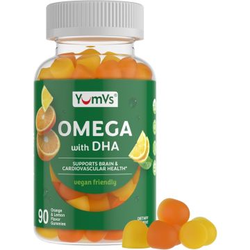 YumVs Omega with DHA Gummies 90Ct