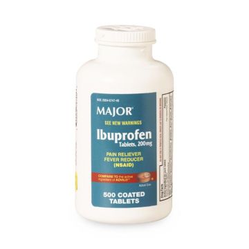 Major Coated Ibuprofen Tablet 200mg 500Ct