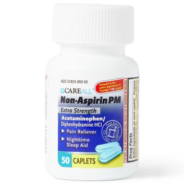 Acetaminophen PM Extra-Strength Caplets 500mg 50Ct