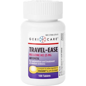 Meclizine Nausea Relief Tablets 25mg 100Ct