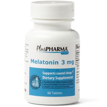 Melatonin Tablet, 3 mg, 60/Bottle