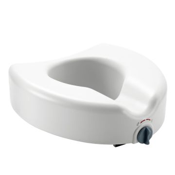 Medline 5in Raised Toilet Seat With Lock 1Ct