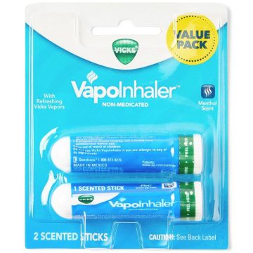 Vicks Non-Medicated Menthol VapoInhaler 2Ct
