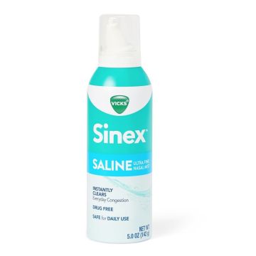 Vicks Sinex Saline Ultra Fine Nasal Mist 5oz 1Ct
