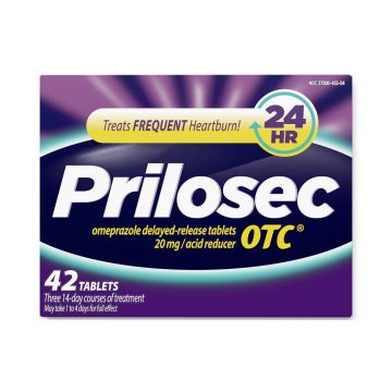 Prilosec OTC Omeprazole Acid Reducer Tablet 20mg 42Ct