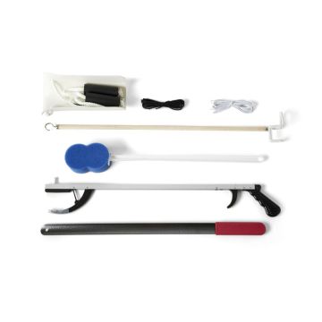 Medline Premium 7-Piece Hip Kit with 26in Reacher