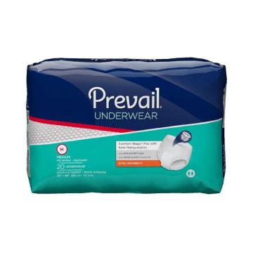 Prevail Extra Absorbency Disposable Underwear M 20Ct