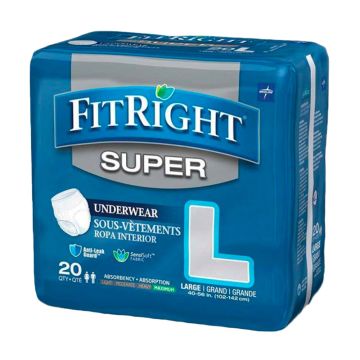FitRight Super Adult Incontinence Underwear (pull-ups) Large