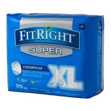 FitRight Super Adult Incontinence Underwear (pull-ups) X-Large