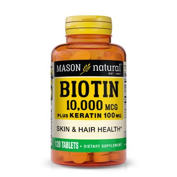 Mason Natural Biotin 10000mcg Tabs