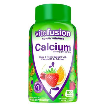 Vitafusion Calcium Gummies 500mg 100Ct